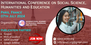 Social Science, Humanities and Education Conference in France